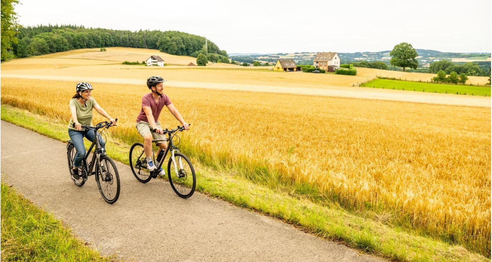 Radfahrer Stadtrand Bad Salzuflen, © Stadt Bad Salzuflen