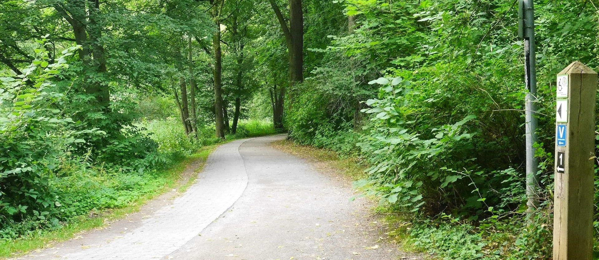 auf barrierearmen Wanderweg wandern, © Stadt Bad Salzuflen/K. Paar