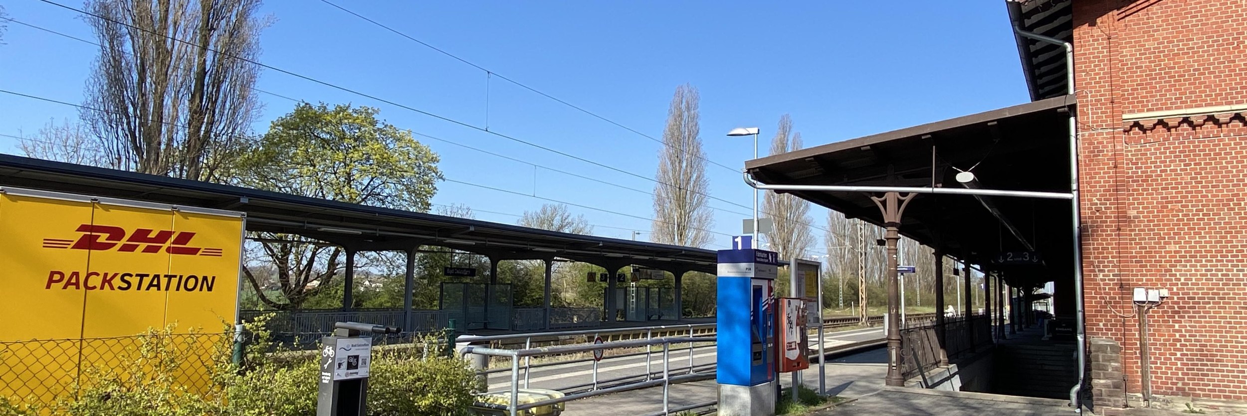 Radservice-Station Bahnhof Bad Salzuflen, © Stadt Bad Salzuflen