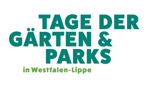 Schriftzug Tage der Gärten und Parks