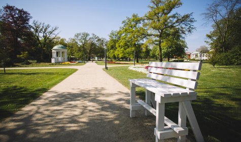 Baumelbank Kurpark Bad Salzuflen, © Stadt Bad Salzuflen/N. Jacke